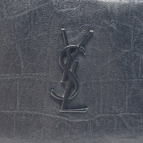 Saint Laurent YSL Organizer Croc Embossed Zippy Long Wallet - Picture 5 of 10